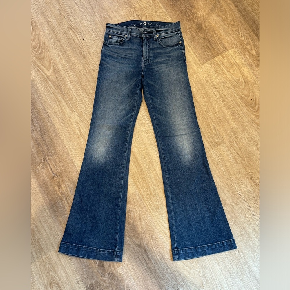 7 For All Mankind Dojo Flare Jeans- Size 27